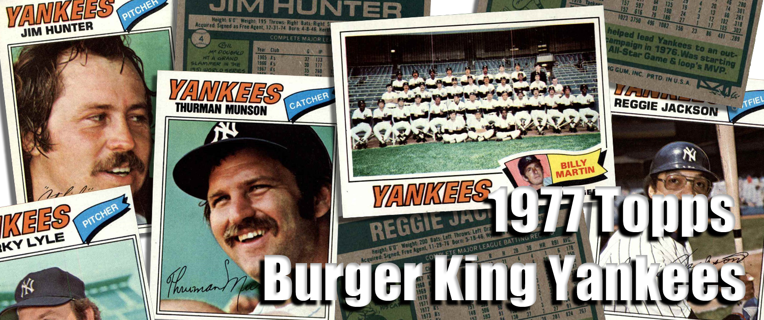 1977 Topps Burger King Yankees 
